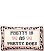 Southern Living Pretty Is As Pretty Does Needlepoint Mini Pillow - Image 1