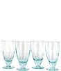 Southern Living Reede Goblets, Set of 4, Color:Turquoise - Image 1