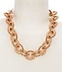 Southern Living Round Link Statement Collar Necklace - Image 1