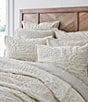 Southern Living Simplicity Collection Arie Crinkle Jacquard Comforter, Color:Ivory - Image 1