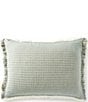 Southern Living Simplicity Collection Benton Reversible Sham, Color:Green - Image 1