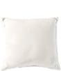 Southern Living Simplicity Collection Braided Square Pillow, Color:White - Image 2