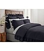 Southern Living Simplicity Collection Brooke Comforter Mini Set, Color:Charcoal - Image 2