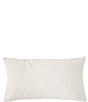 Color:Ivory - Image 1 - Simplicity Collection Combed Velvet Lumbar Pillow