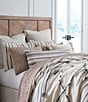 Color:Ivory - Image 3 - Simplicity Collection Ethan Striped Comforter