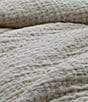 Color:Taupe - Image 2 - Simplicity Collection Frasier Linen & Cotton Woven Check Coverlet
