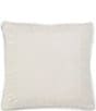 Color:Ivory - Image 1 - Simplicity Collection Fringe Frame Square Pillow
