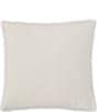 Color:Ivory - Image 2 - Simplicity Collection Fringe Frame Square Pillow