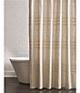 Color:Natural - Image 1 - Simplicity Collection Hudson Stripe Shower Curtain