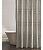 Color:Quarry - Image 1 - Simplicity Collection Hudson Stripe Shower Curtain