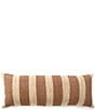 Southern Living Simplicity Collection Jacquard Stripe Lumbar Pillow - Image 1