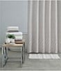 Color:Gray - Image 2 - Simplicity Collection Kaden Shower Curtain
