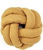 Color:Ochre - Image 1 - Simplicity Collection Knot Jersey Pillow