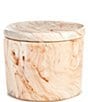 Color:Rust Marble - Image 1 - Simplicity Collection Oasis Marble Covered Jar