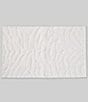 Color:White - Image 1 - Simplicity Collection Oasis Woven Textured Bath Rug