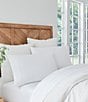 Color:White - Image 1 - Simplicity Collection Organic Cotton Sateen Garment Washed Sheets