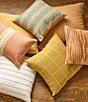Southern Living Simplicity Collection Oversized Fringe Square Pillow, Color:Biscuit - Image 2