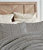 Color:Gray - Image 1 - Simplicity Collection Riley Embroidered Comforter