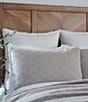 Color:Gray - Image 1 - Southern Living® Simplicity Collection Shay Matelasse Comforter