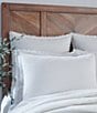 Color:White - Image 1 - Southern Living® Simplicity Collection Shay Matelasse Duvet
