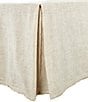 Color:Taupe - Image 1 - Simplicity Collection Tanner Fringed Bed Skirt