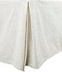 Color:White - Image 1 - Simplicity Collection Tanner Fringed Bed Skirt