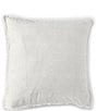 Color:White - Image 1 - Simplicity Collection Tanner Fringed Euro Sham