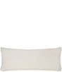 Color:White - Image 1 - Simplicity Collection Tufted Texture Bolster Pillow