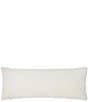 Color:White - Image 2 - Simplicity Collection Tufted Texture Bolster Pillow