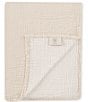 Color:Birch - Image 1 - Simplicity Collection Waffle Gauze Bed Blanket