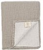 Color:Frost Gray - Image 1 - Simplicity Collection Waffle Gauze Bed Blanket