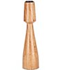Color:Natural - Image 1 - Simplicity Collection Wooden Candlesticks