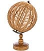 Southern Living Simplicity Natural Woven Wicker Globe Handcrafted Decor - Image 1