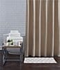 Color:Taupe - Image 1 - Simplicity Serenity Collection Layered Gauze Shower Curtain