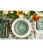 Southern Living Solid Scallop with Napkins, Set of 4, Color:Green - Image 4