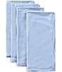 Southern Living Solid Scallop with Napkins, Set of 4, Color:Blue - Image 1