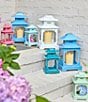 Southern Living Spring Collection Large Pagoda Lantern, Color:Chambray - Image 2