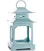 Southern Living Spring Collection Small Pagoda Lantern, Color:Light Blue - Image 1