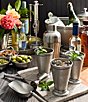 Southern Living Stainless Steel Beaded 3 Bowl Server, Color:Silver - Image 2