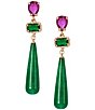 Southern Living Stone Beaded Drop Earrings - Image 1