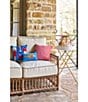 Color:Multi - Image 3 - Summer Shop Collection Front Porch Paddles Indoor/Outdoor Embroidered Throw Pillow