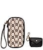 Southern Living Airplane Print Tech Organizer, Color:Black/Tan - Image 1