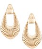 Southern Living Textured Knocker Drop Earrings - Image 1