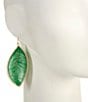 Southern Living Thread Wrapped Leaf Finding Drop Earrings - Image 2