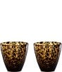 Southern Living Tortoise Tumbler Glasses, Set of 2, Color:Brown - Image 1