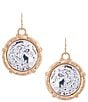 Southern Living Two Tone Coin Drop Earrings - Image 1