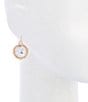 Southern Living Two Tone Coin Drop Earrings - Image 2
