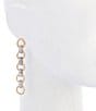 Southern Living Two Tone Link Linear Earrings - Image 2
