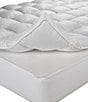 Color:White - Image 4 - Ultra Feather™ 460-Thread-Count Mattress Topper