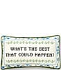 Southern Living What's The Best That Could Happen Needlepoint Mini Pillow - Image 1